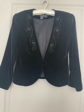 Carole Little Black Evening Jacket